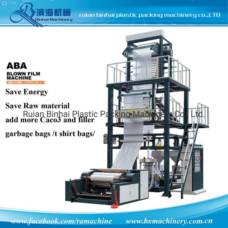 2 Layer Film Making Machine Set Extrusion for Courier Bags