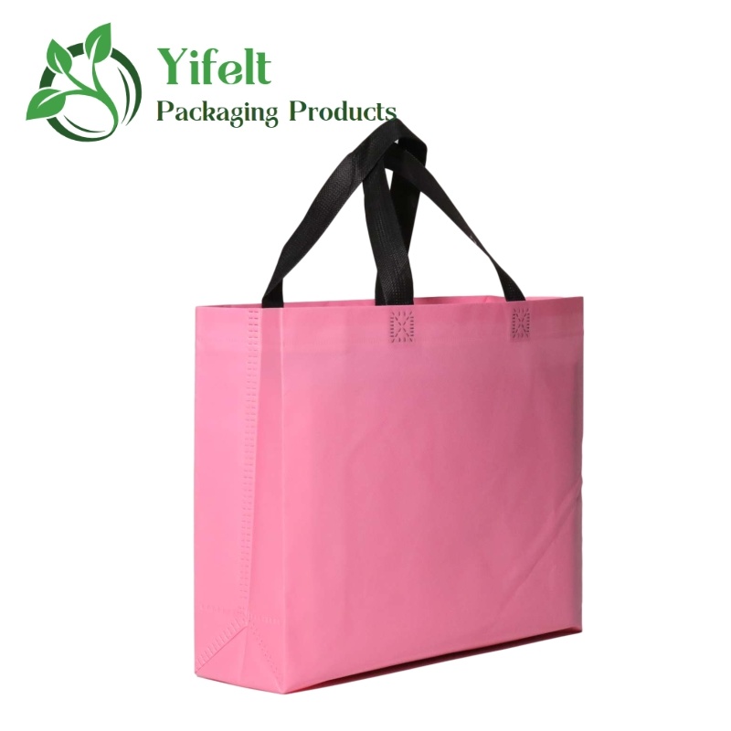 Customized Large Capaicty Laminated Non-Woven Handbags, Clothing Shopping Bags