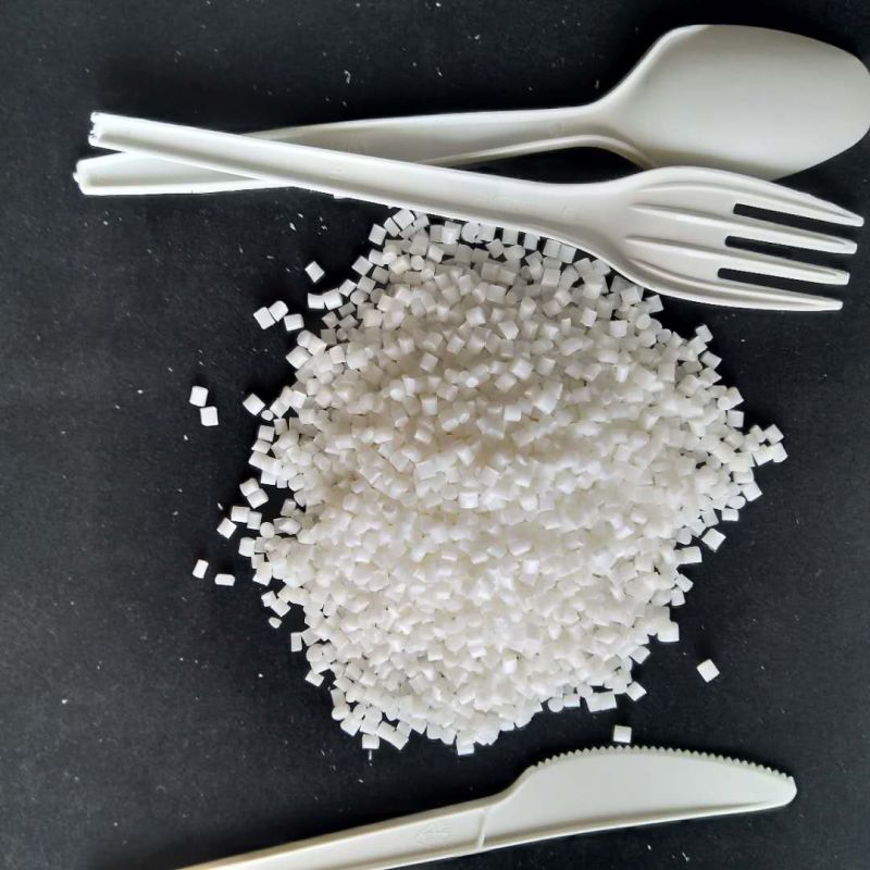Factory Price 100% Biodegradable Compostable PLA Injection Plastic Resin/Granules