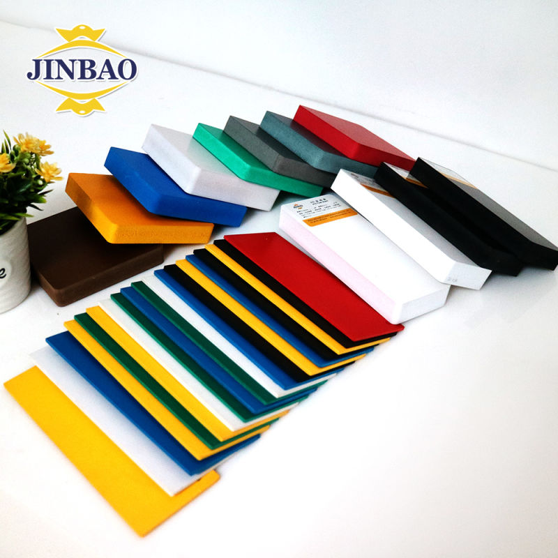 Jinbao Manufacturing machine 10mm 15mm 18mm 4X8 White Black Forex Production Line Kitchen Cabinets Rigid Foam Sheet PVC Foam Board
