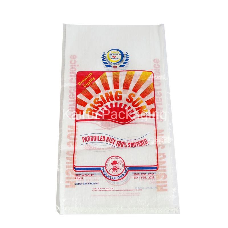 Colorful Printing PP Woven Bags of Rice Packaging