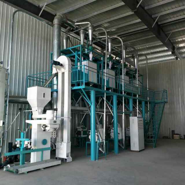100t Per Day Corn Flour Making Mill Machine for Fortified Maize Meal