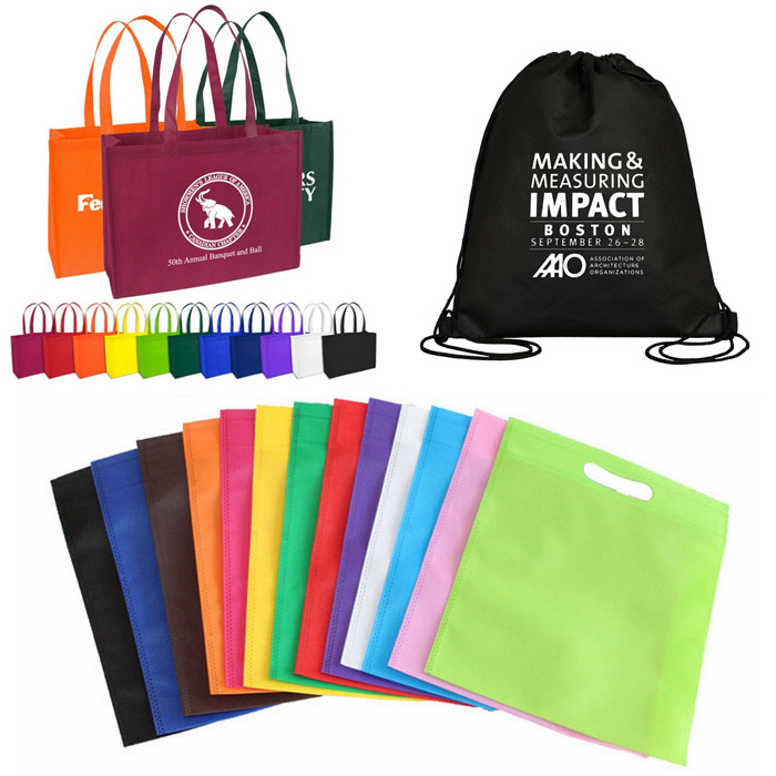 Fast Delivery Gift Shopping Bag Recycable Clothing Non Woven Handbags