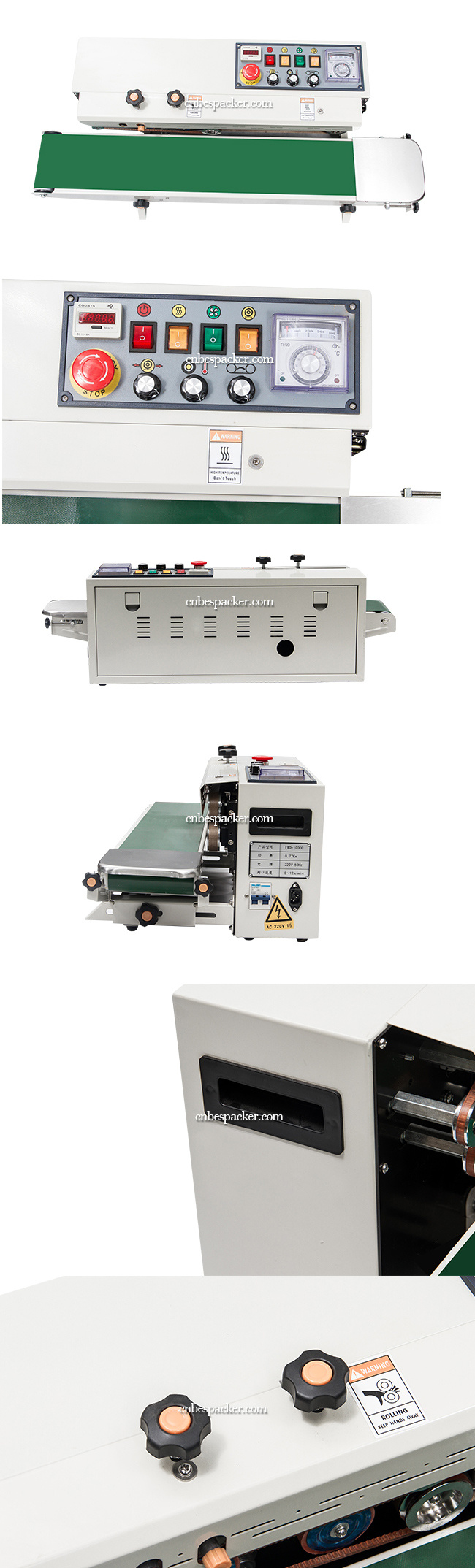 Table-Top Continuous Poly Bag Sealing Machine