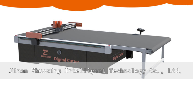Auto Feeding Flatbed Digital Cutter Automatic Leather CNC Cutting Machine Factory Digital Cutter Table with Cutter Extension