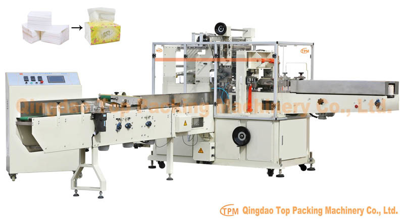 Tissue Paper Packing Automatic Film Bag Wrapping Machine