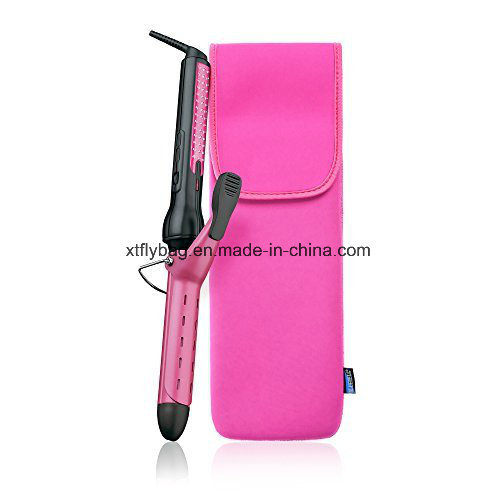 Neoprene Water-Resistant Curling Iron Holder Flat Iron Curling Wand Travel Cover Case Bag Pouch