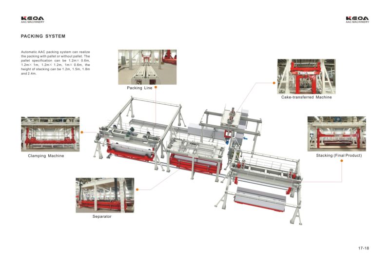 Autoclaved Aerated Concrete Block/Brick Making Machine, AAC Plant Solution