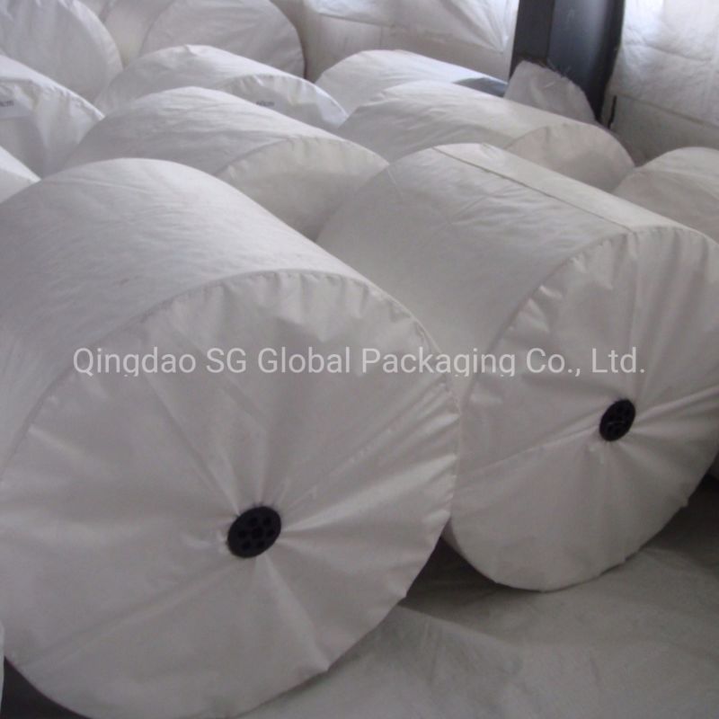 China Supply 60cm*100cm White PP Woven Sacks in Roll