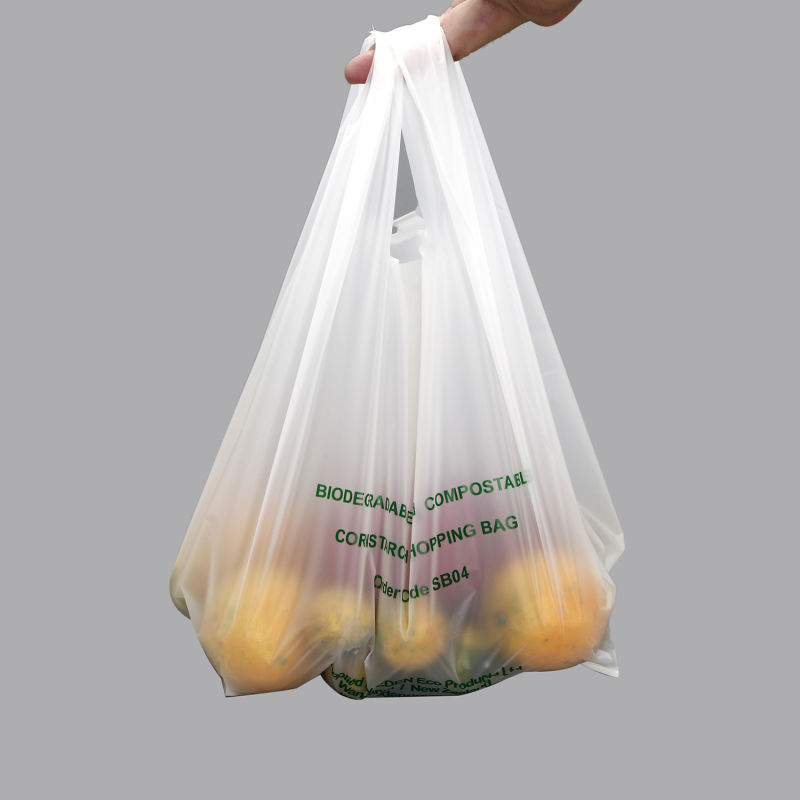 Sacs Et Compostables/De Courses, Biodegradable and Compostable Shopping Bags/Food Bags/ Fresh Produce Bags/ Food Service Bags/ to-Go Bags/ Vest Bags/Biobags