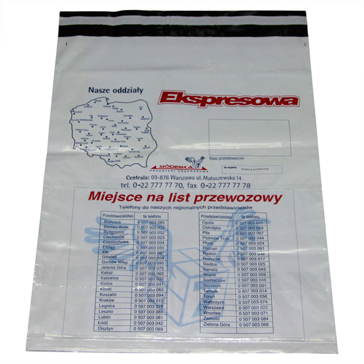 Custom Printed LDPE Courier Plastic Bags for Garments (FLC-8608)