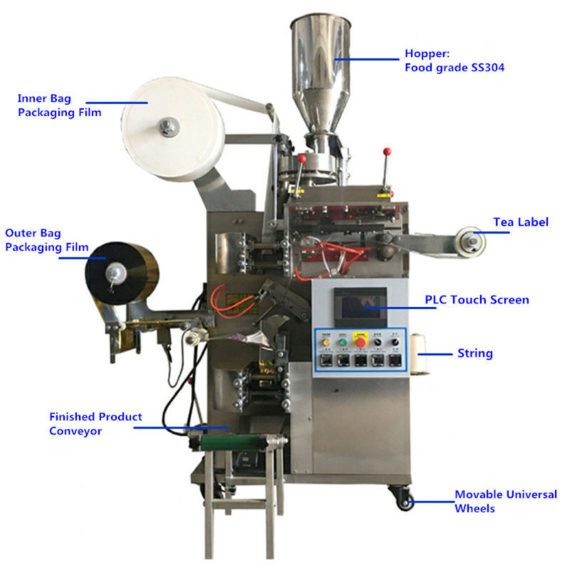 Pounch Filling Packing Packaging Machine Teabag Packaging Machine