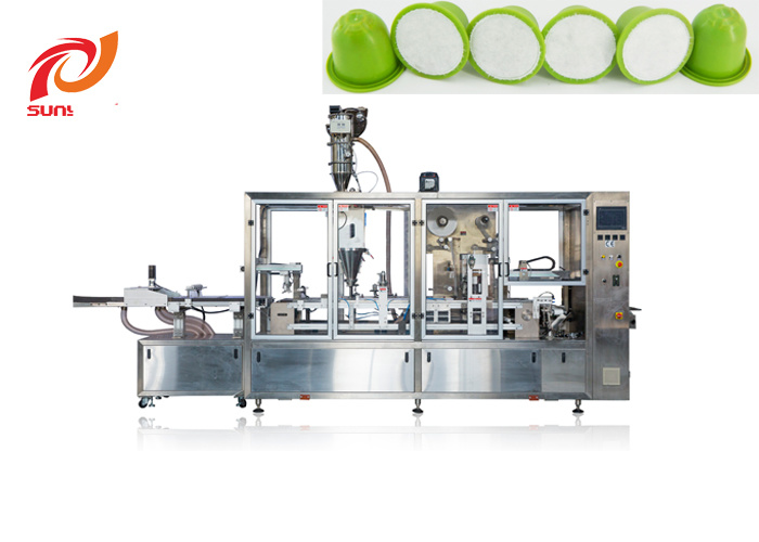 Compatible Biodegradable Coffee Capsule Filling Sealing Machine