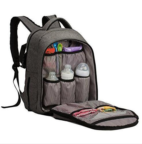 New Style Diaper Bag, Diaper Backpack, Nappy Backpack with Large Capacity Pockets
