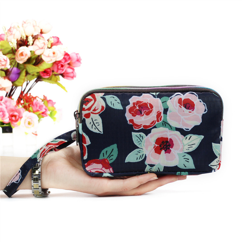 New Women Long Purse Canvas Handbag Wallet