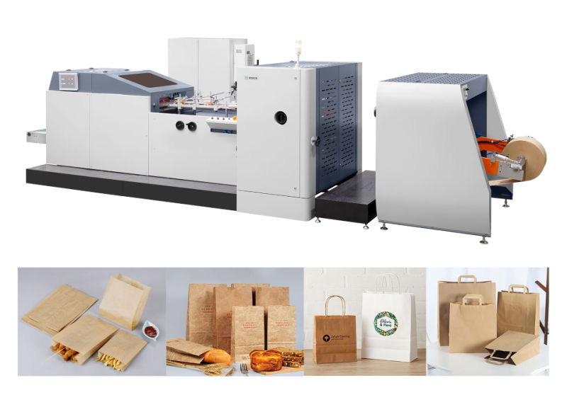 Paper Bag Forming Machine Small Party Biodegradable Kraft Paper Bags Making