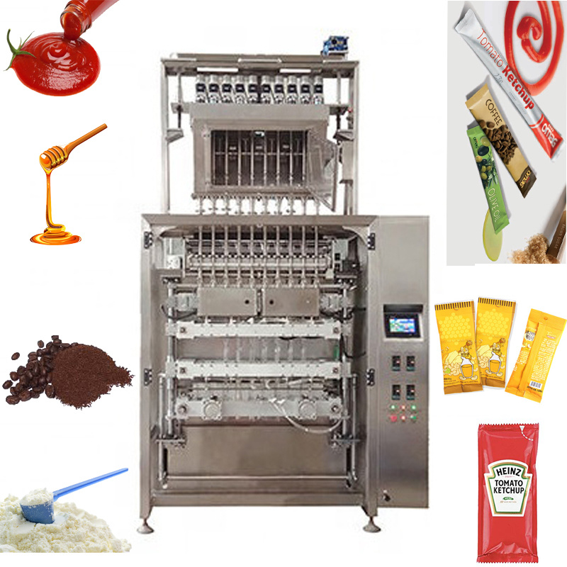 Multi-Lanes Automatic Small Sachets Machine for Stick Packs
