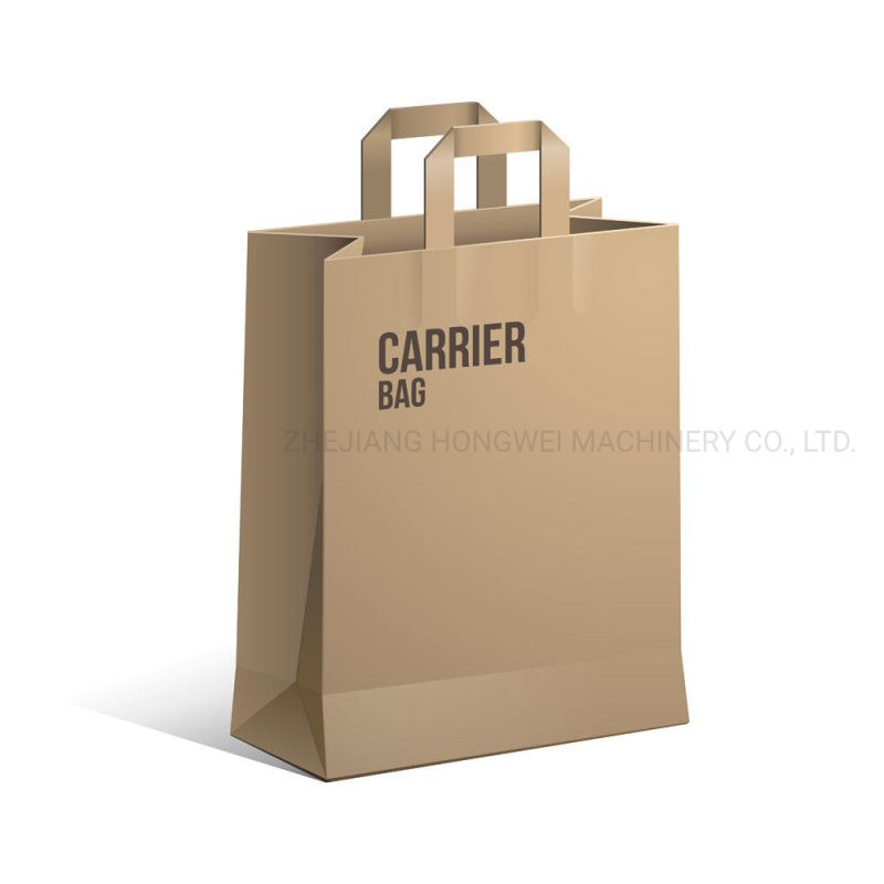 Luxury Shopping Paper Bags Automatic Square Paper Bag Machine