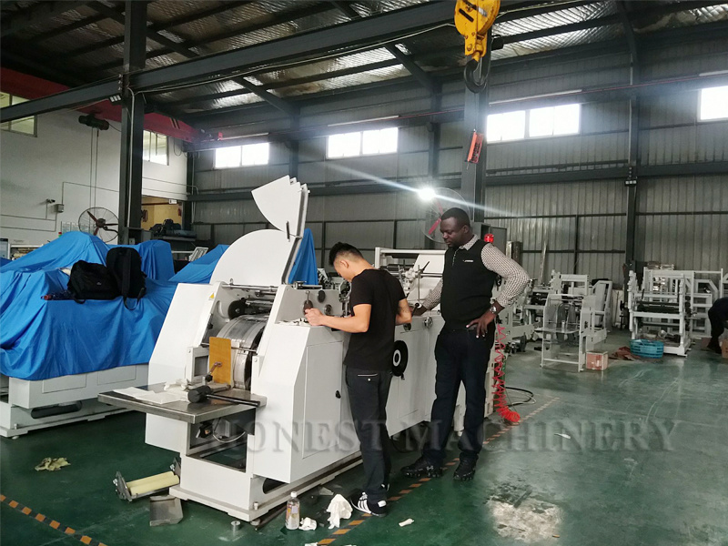 Factory Price Stainless Steel Paper Bag Making Machine