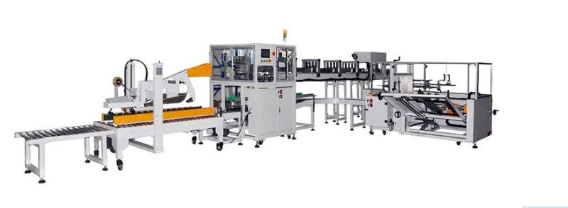 Automatic Carton Forming Filling Sealing Machine for Water Bottles