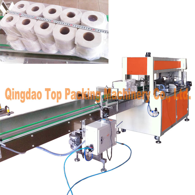 10 Rolls Packets Toilet Paper Tissue Packaging Machine