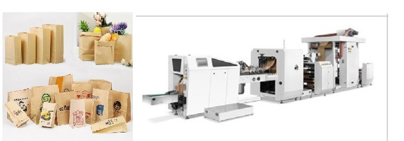 4 Colors Printing Shopping and Food Carry Square Bottom Paper Bag Making Machine with Good Price Yast-Fd330 4colors