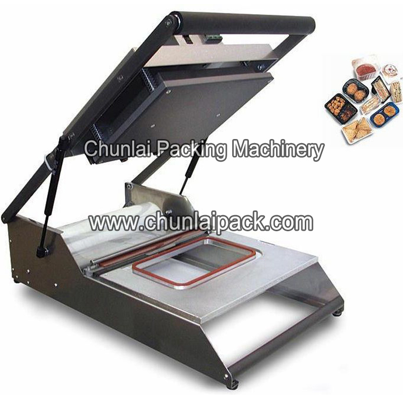 Easy Operate Manual Tray Sealer Plastic Heat Sealing Machine