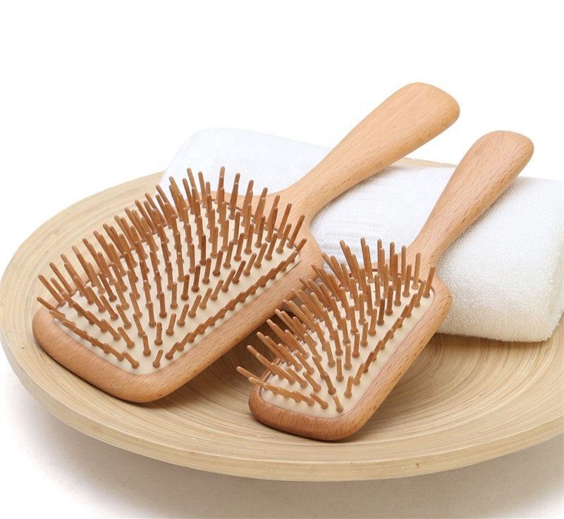 Premium Bamboo Hair Brush Eco Friendly Biodegradable Hair Brush No Plastic