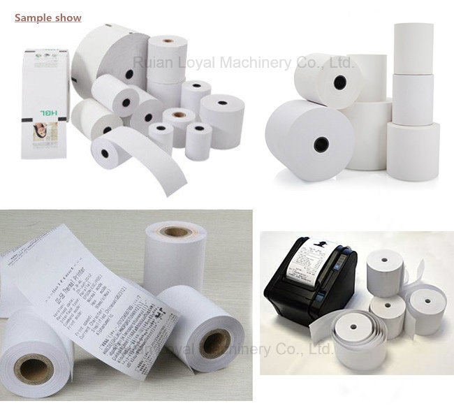 2 Ply Thermal Paper Fax Roll Slitting Machine