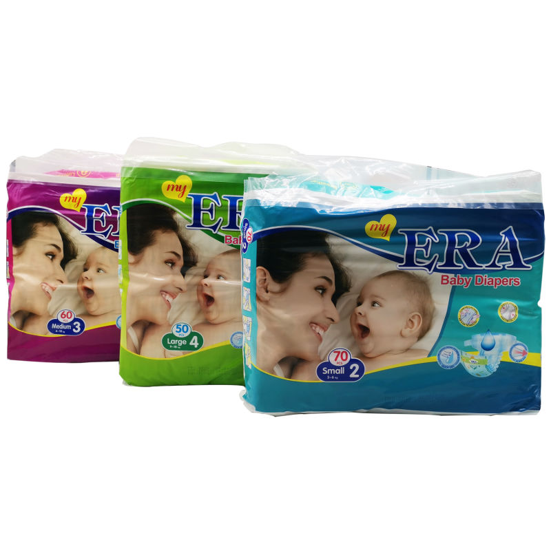 Big Elastic Waistband Disposable Baby Nappies Baby Diapers
