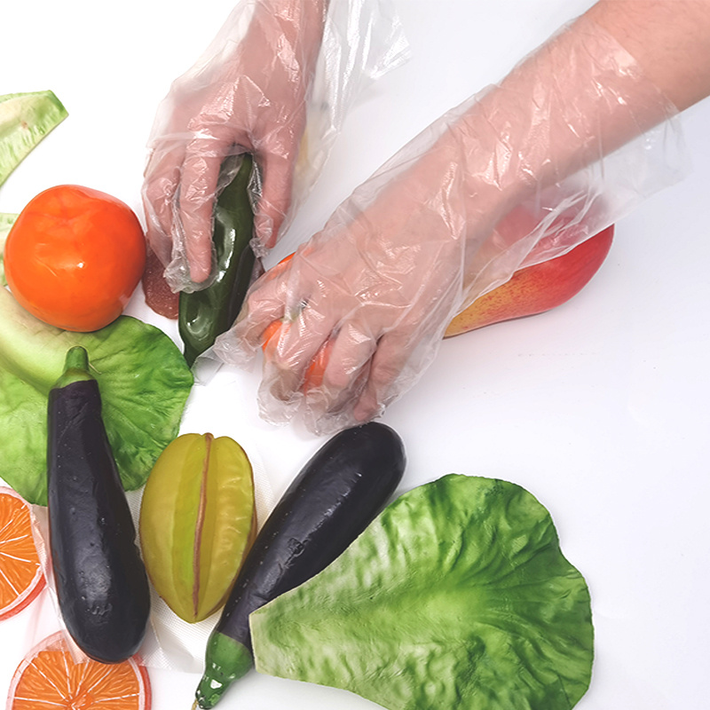 Biodegradable and Compostable Gloves, Disposable Food Service Plastic Gloves
