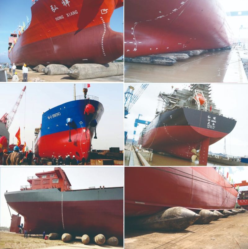 Ship Launching Airbags / Marine Airbags for Ship Launching