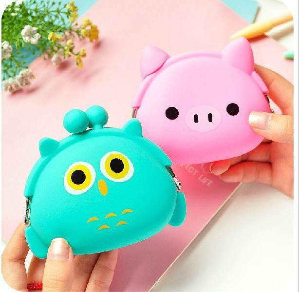 2019 Hot Factory Wholesale Custom Fashion Silicone Wallet Coin Purse