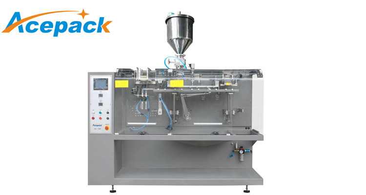 Automatic Granule Filling Packaging Machine with Four Side Sealing Pouch