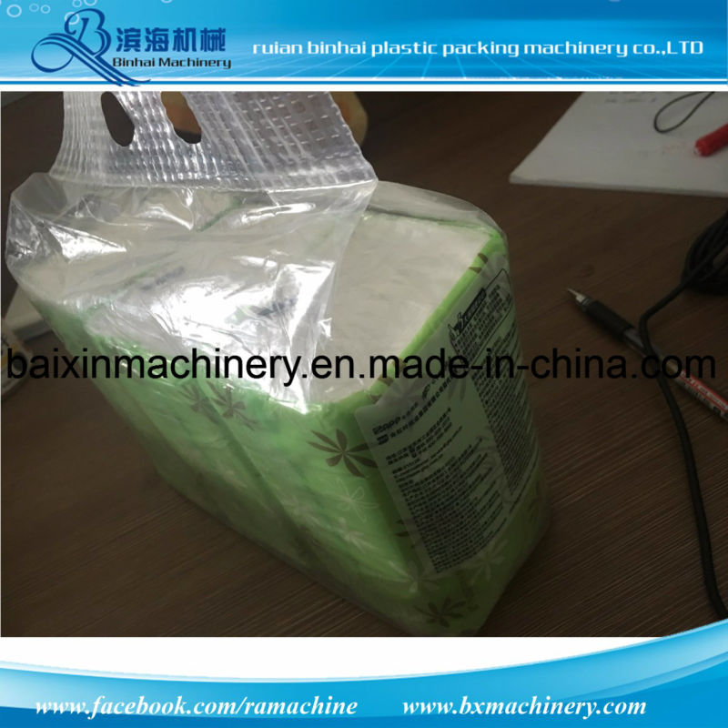 Fully Automatic Tissue Paper Packing Bag Making Machine