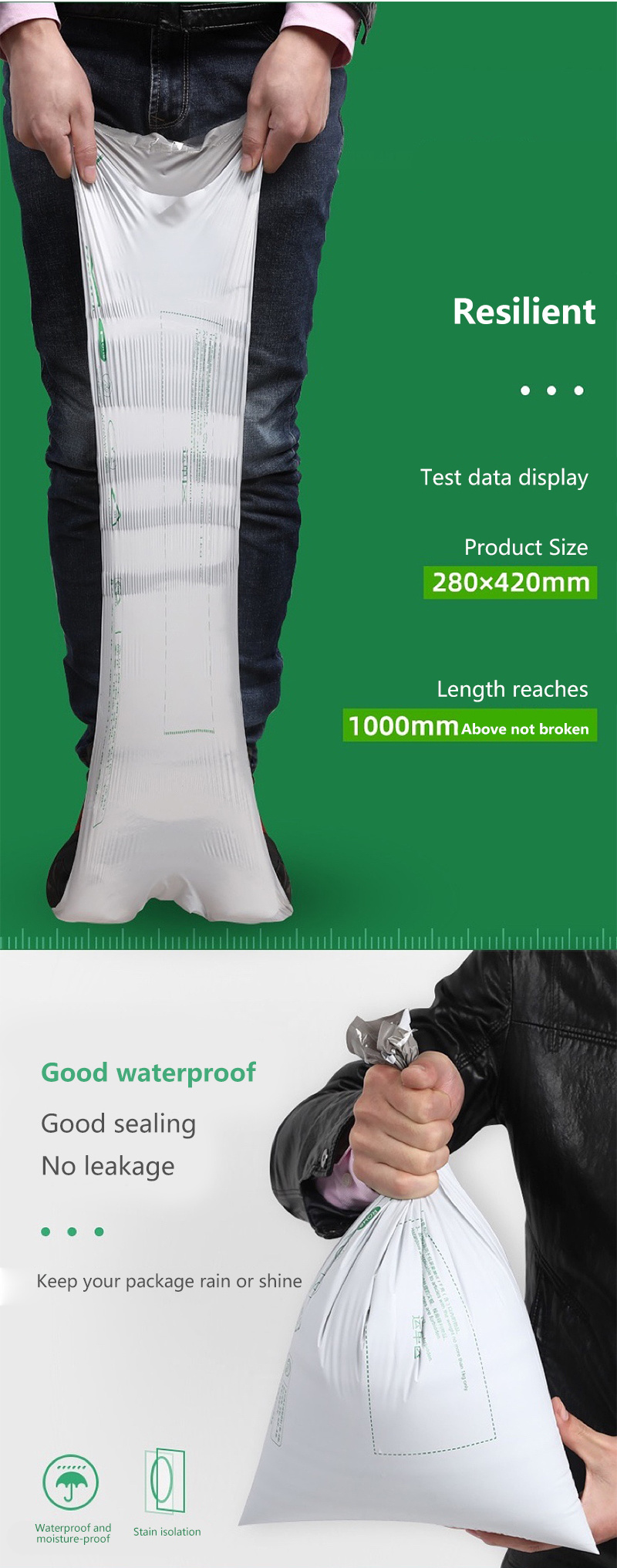 Custom Courier Bag Biodegradable Mailing Bags Waterproof Plastic Mailer Bag
