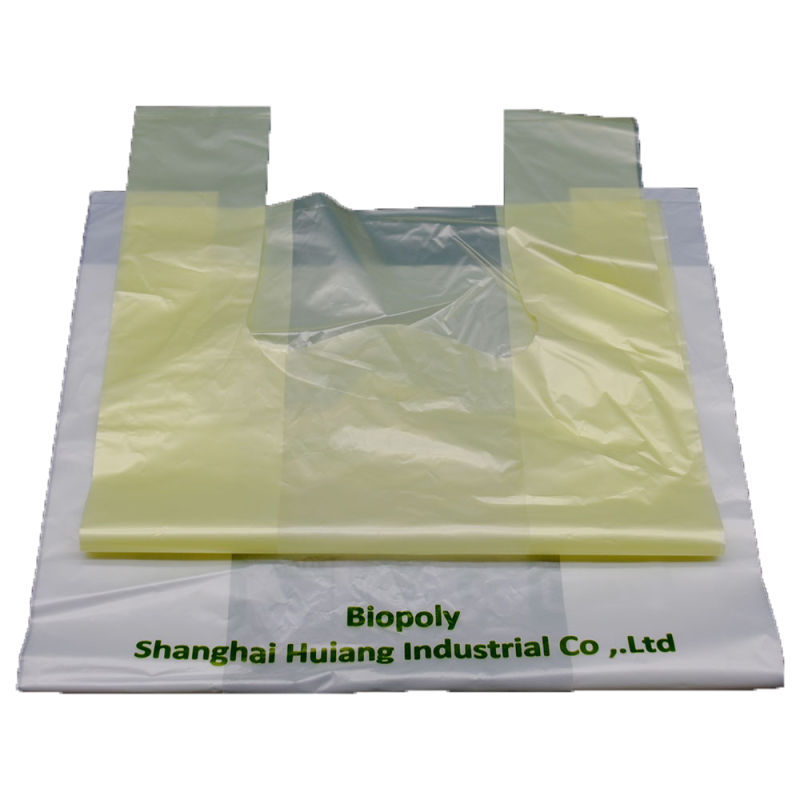 100% Biodegradable Plastic T-Shirt Bags for Supermarket Vest Bags