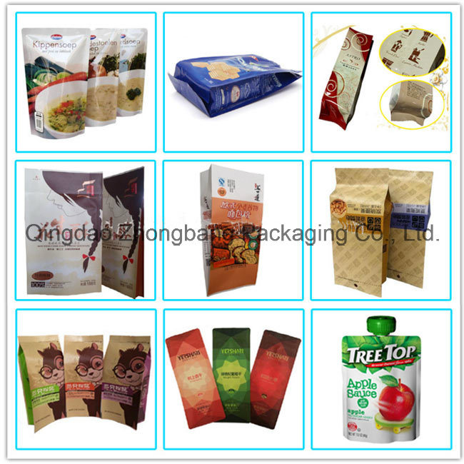 Stand up Pouch Plastic Food Packaging Bags with Zipper