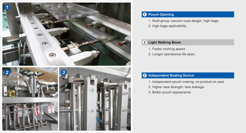 Horizontal Four Side Sealing Automatic Packaging Machine
