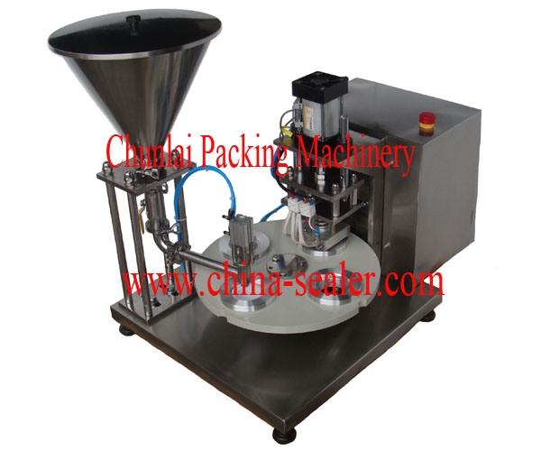 Customizable Manual Liquid Milk/Yogurt/Leben Cup Packing Filling and Sealing/Seal Machine/Machinery