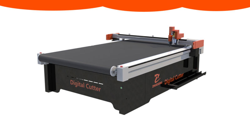 Automatic Soft Material CNC Cutting Machine Sticker Material Flatbed Digital Cutter Price CNC Cutting Machine Zhuoxing Factory