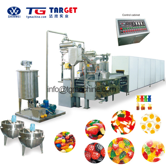 Middle Capacity Jelly Candy Making Machine