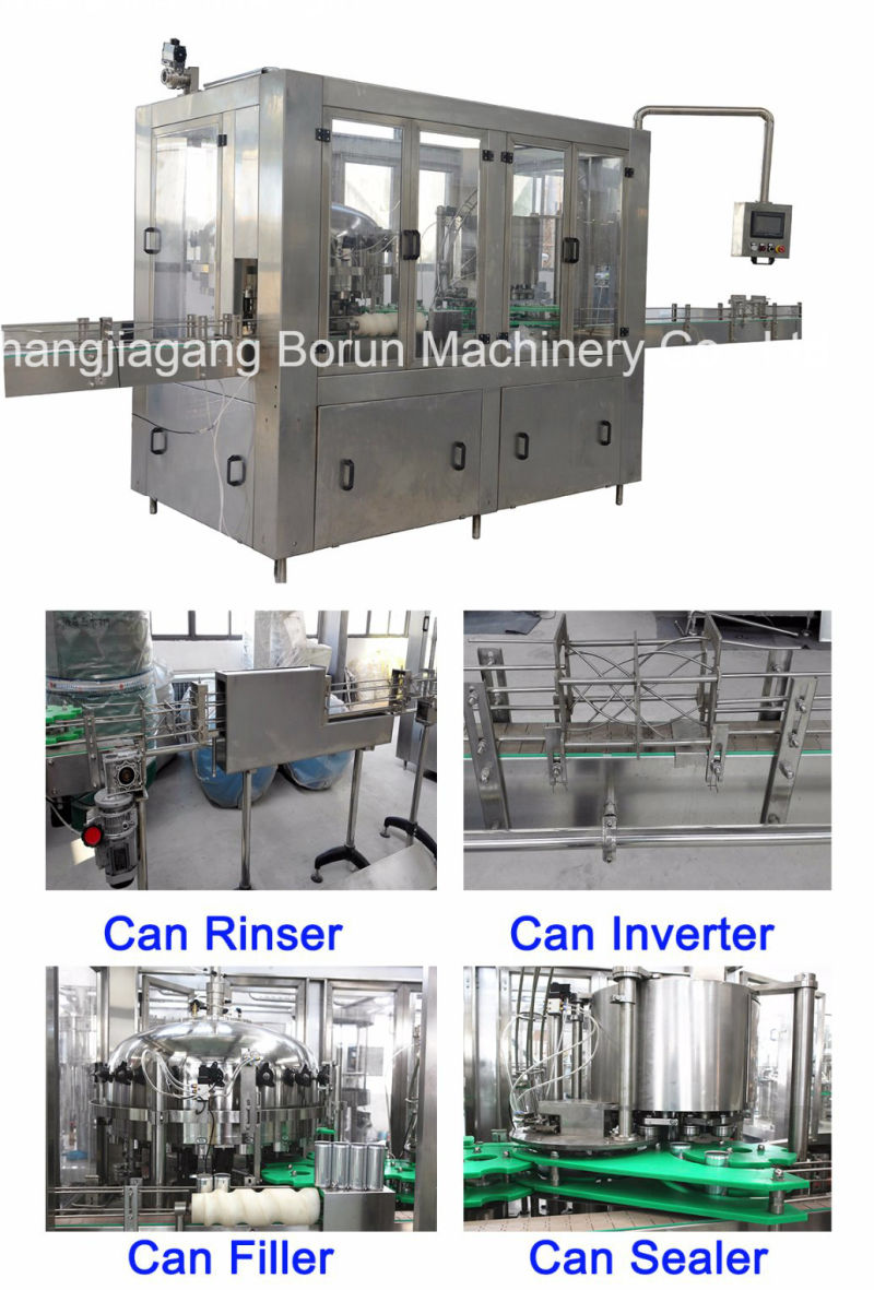Canned Beverage Drinks Filling and Sealing Machine