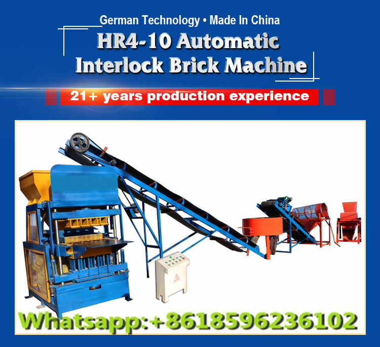 Hr4-10 Intelligent Brick Making Machine, Brick Making Machine Eco, Hydraulic Block Making Machine, Clay Brick Making Machine