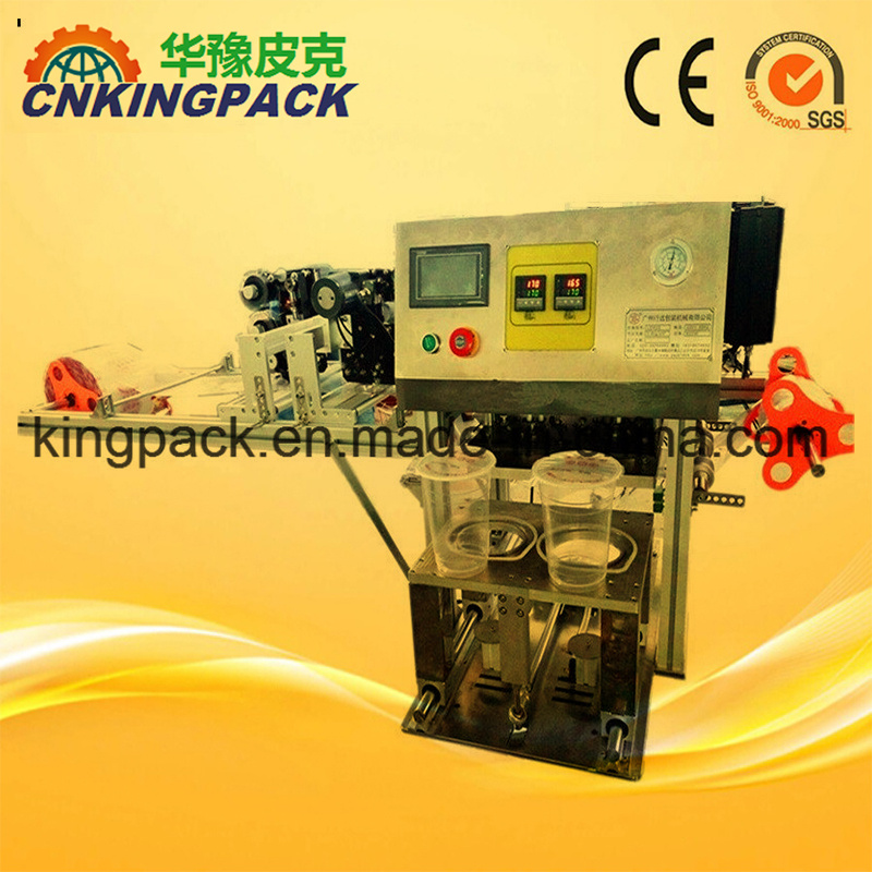 Plastic Food Tray Sealing Machine with Date Coding Function/Date Printer