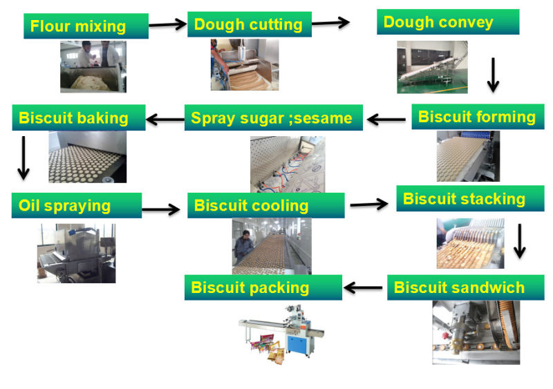 SUS 304 Food Machine for Biscuit Making Machine