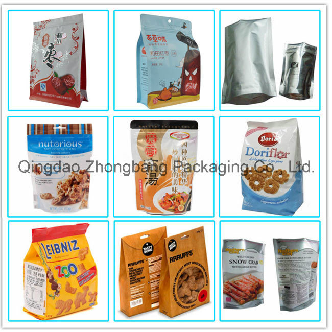 Stand up Pouch Plastic Food Packaging Bags with Zipper