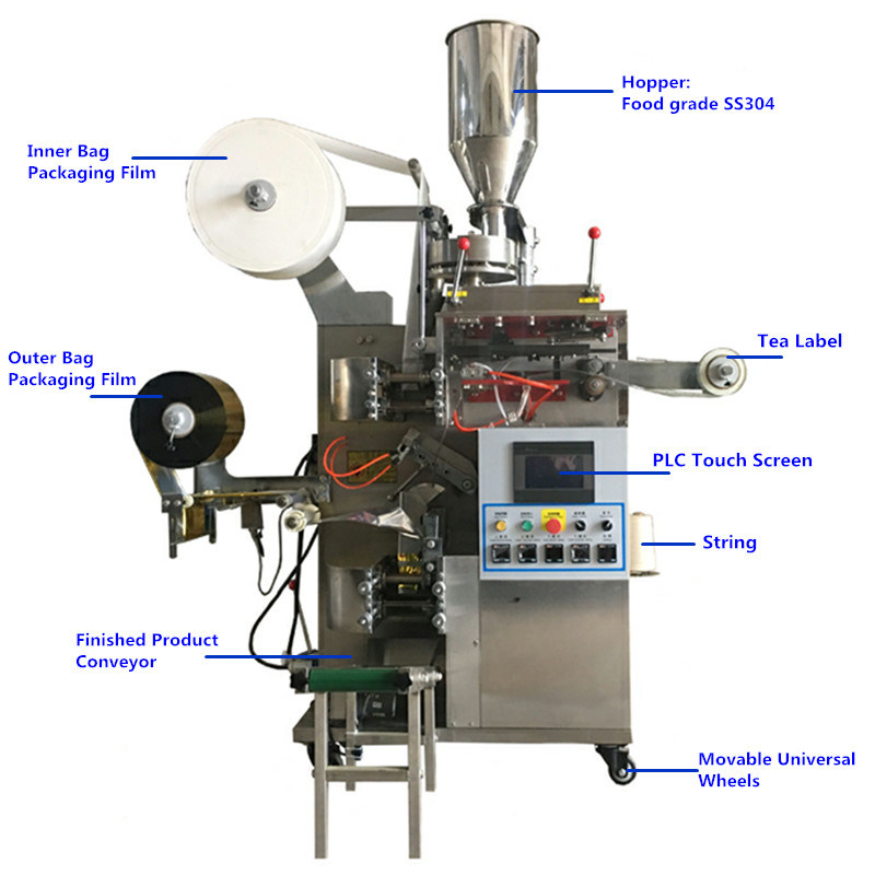 Automatic Tea Bag Making Machine Small Bag Filling Machine for Small Business