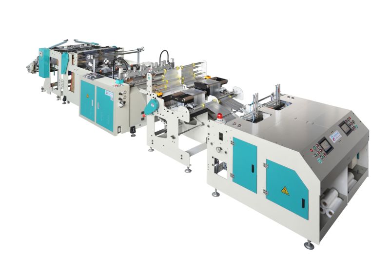 Full Automatic Shopping Bag Garbage Bag on Roll Bag with Core Making Machine From Manufacturer, Rolling Plastic Machine, Rolling Bag Making Machine