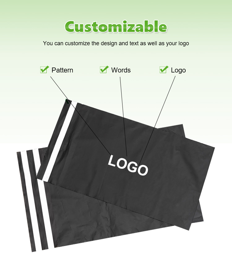 100% Compostable Mailer Bags Custom Biodegradable Poly Mailer Compostable Shipping Bags